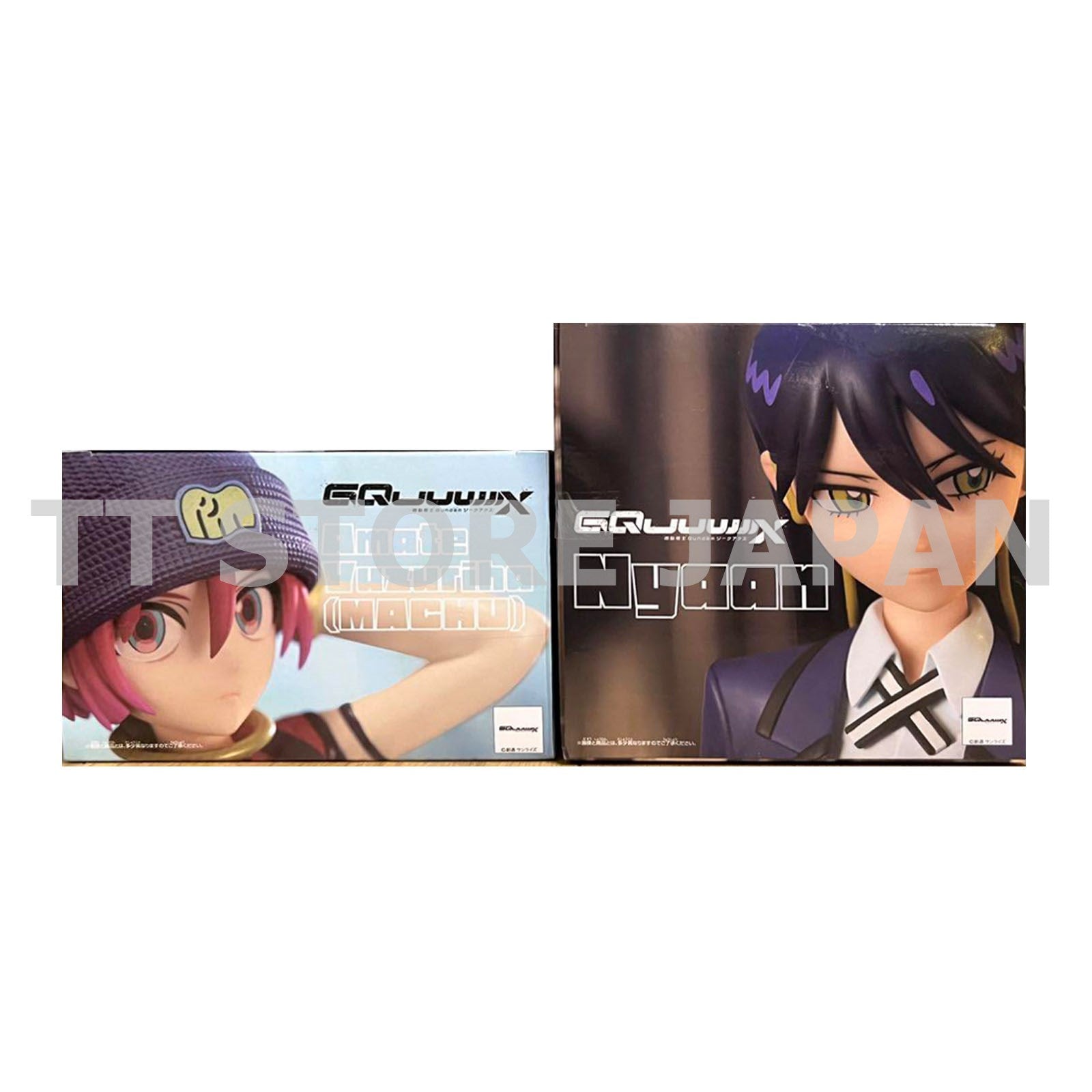 Mobile Suit Gundam GQuuuuuuX Figure Amate Yuzuriha Pilot Suit Ver. Nyaan Set New