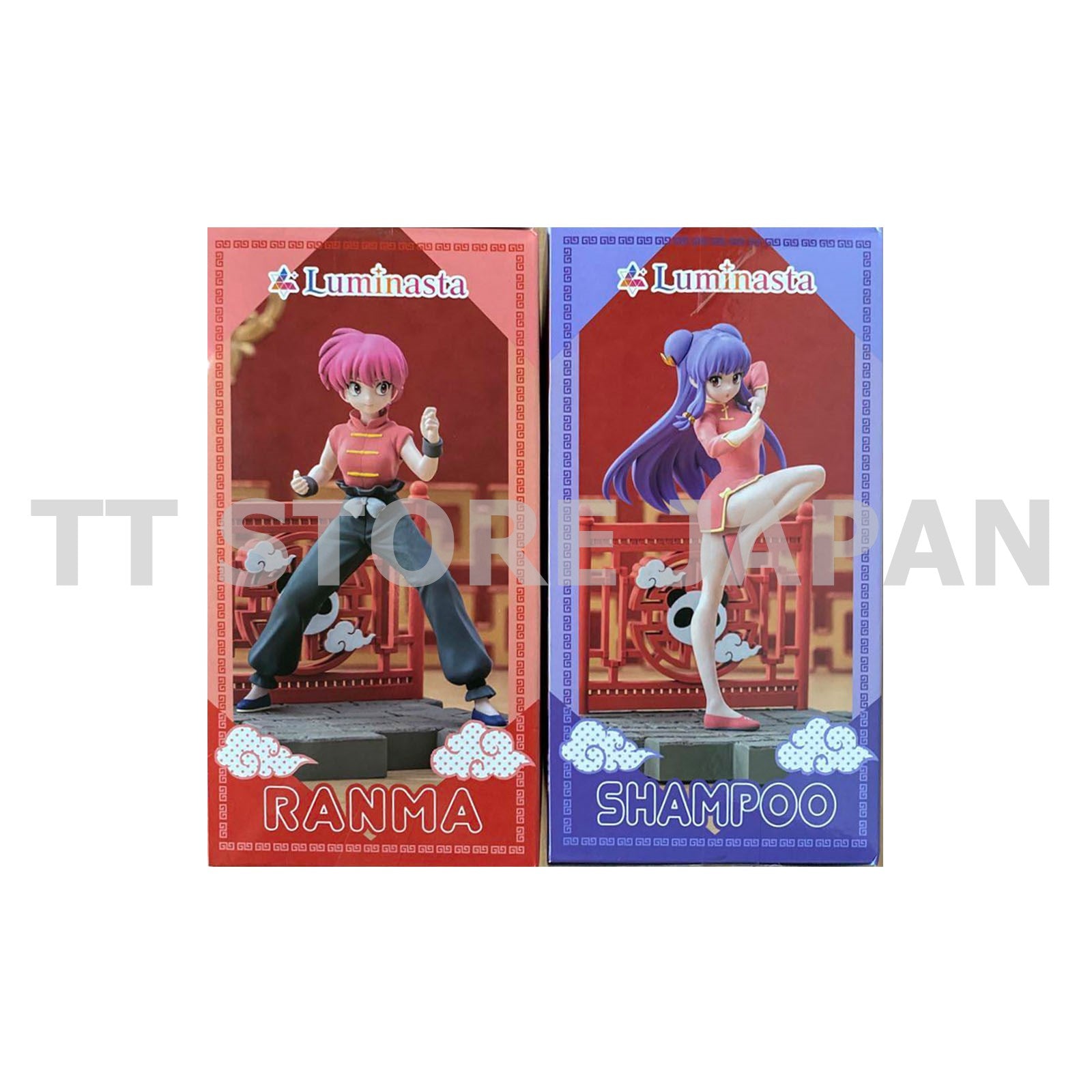 Ranma 1/2 Figure Ranma Shampoo Set Luminasta SEGA New
