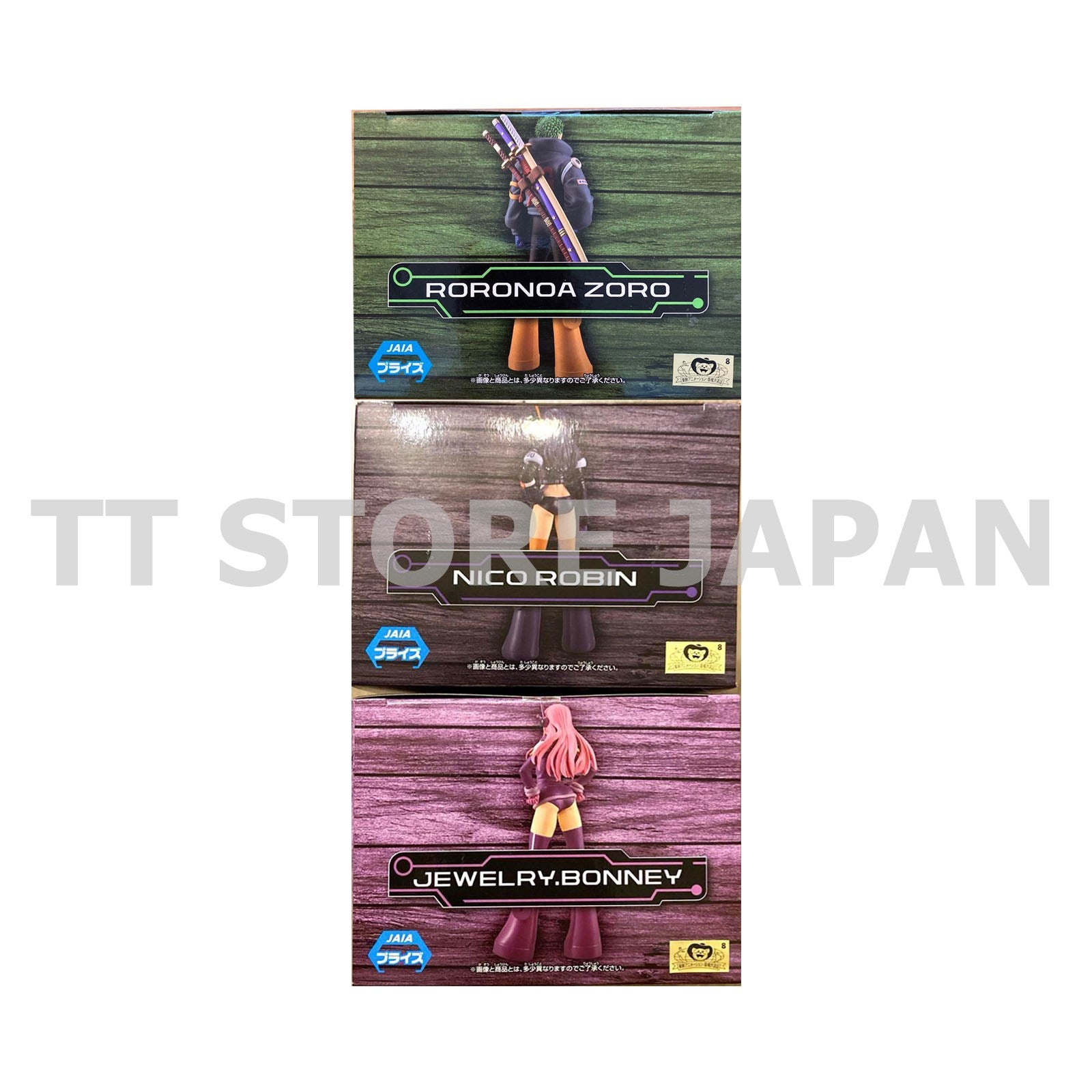 One Piece Figure Egg Head Zoro Jewelry. Bonney Nico Robin Set Dxf Grandline
