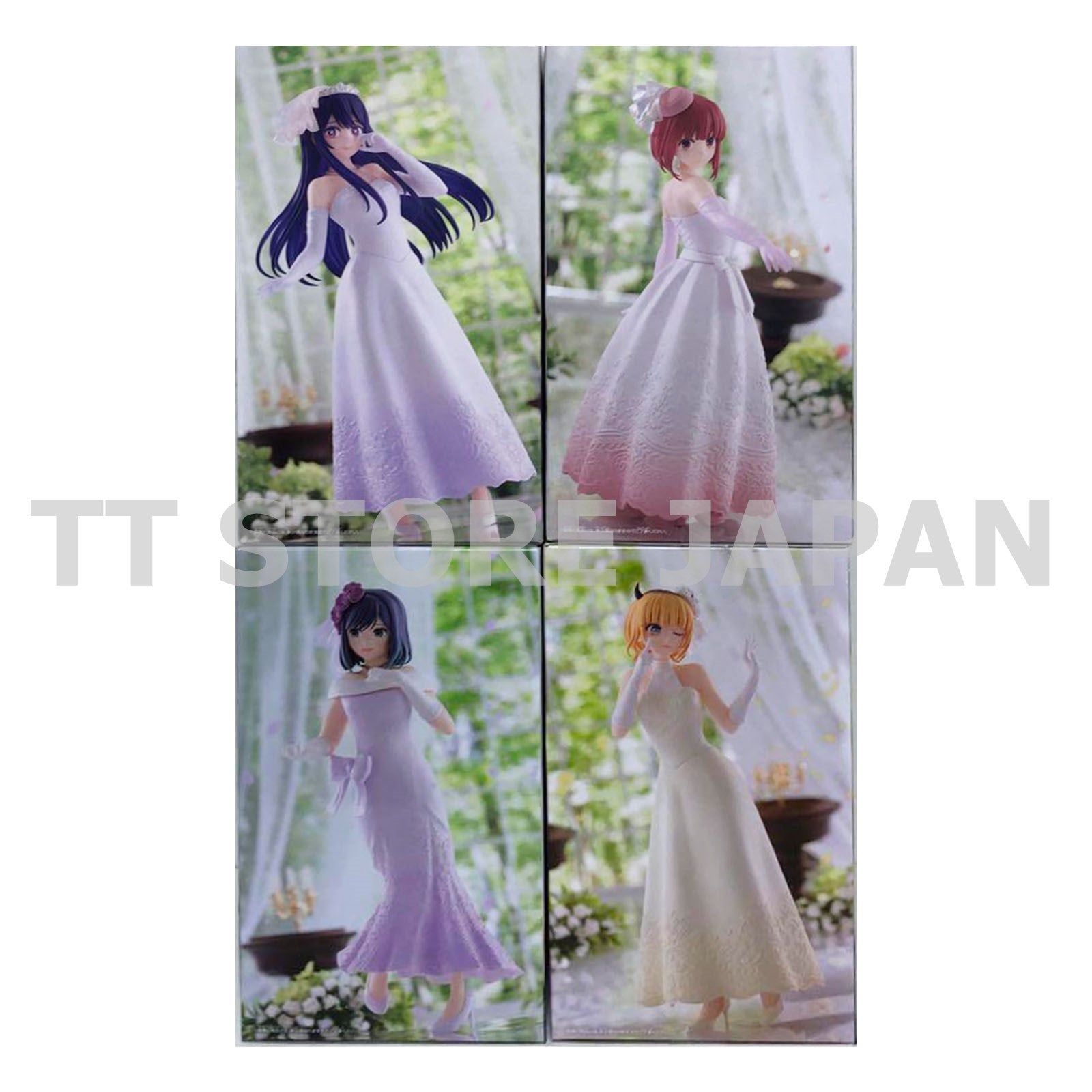 Oshi No Ko Figure Ai Kana Arima Akane Kurokawa MEM Cho Set Wedding Bridal Dress