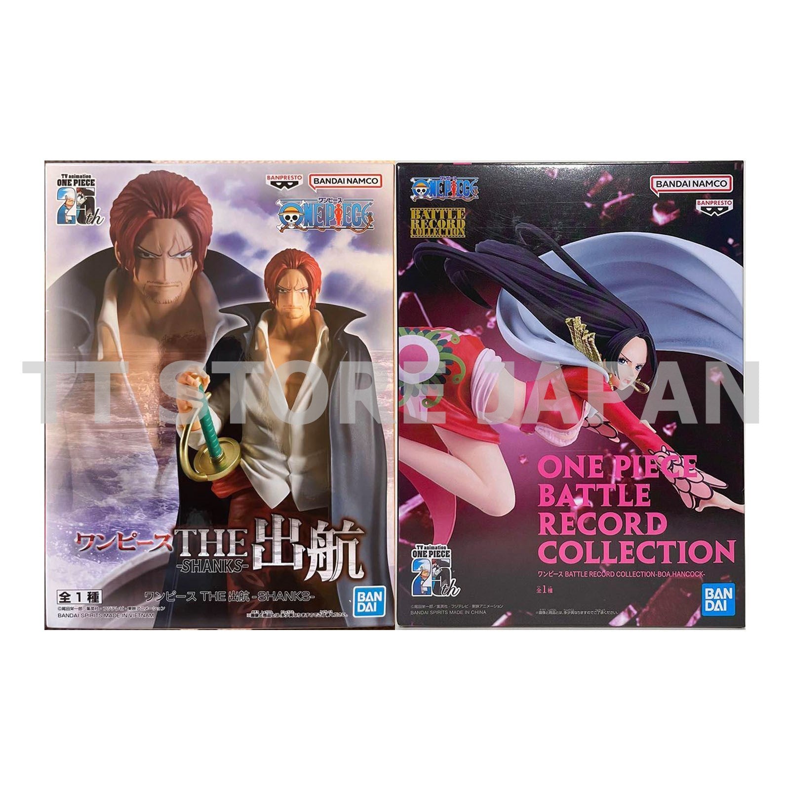 One Piece Figure Boa. Hancock Shanks Set Battle Record Collection The Departure