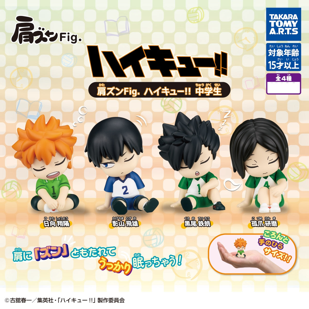 Haikyu Capsule Toy Katazun Fig. Junior High School Complete Set Figure Haikyuu