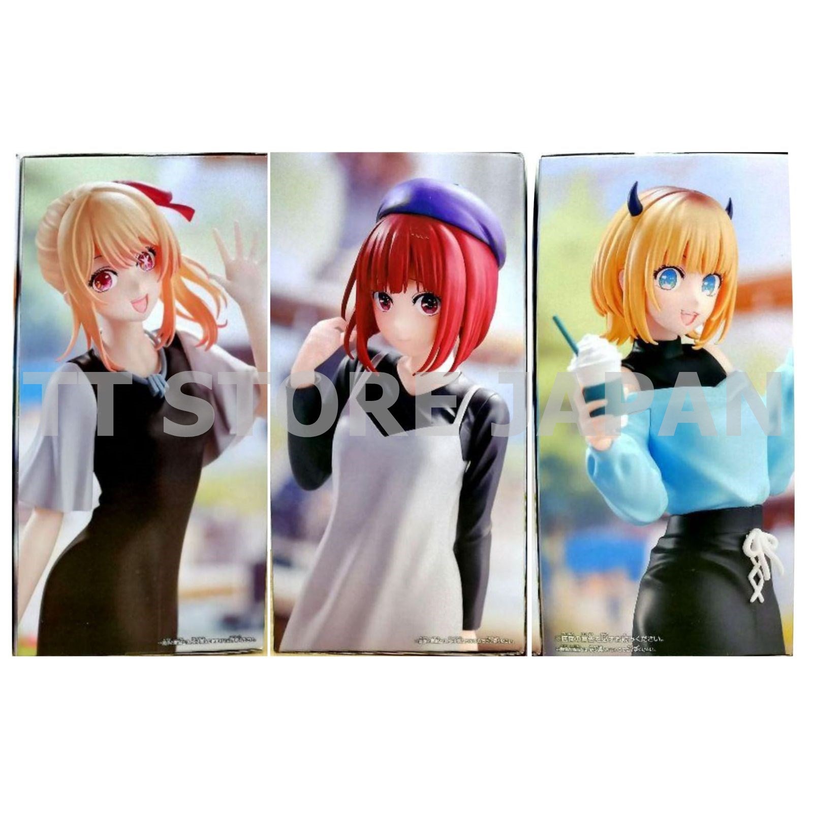 Oshi no Ko Figure Ruby Hoshino Kana Arima MEM Cho Set Casual Clothes Date ver.