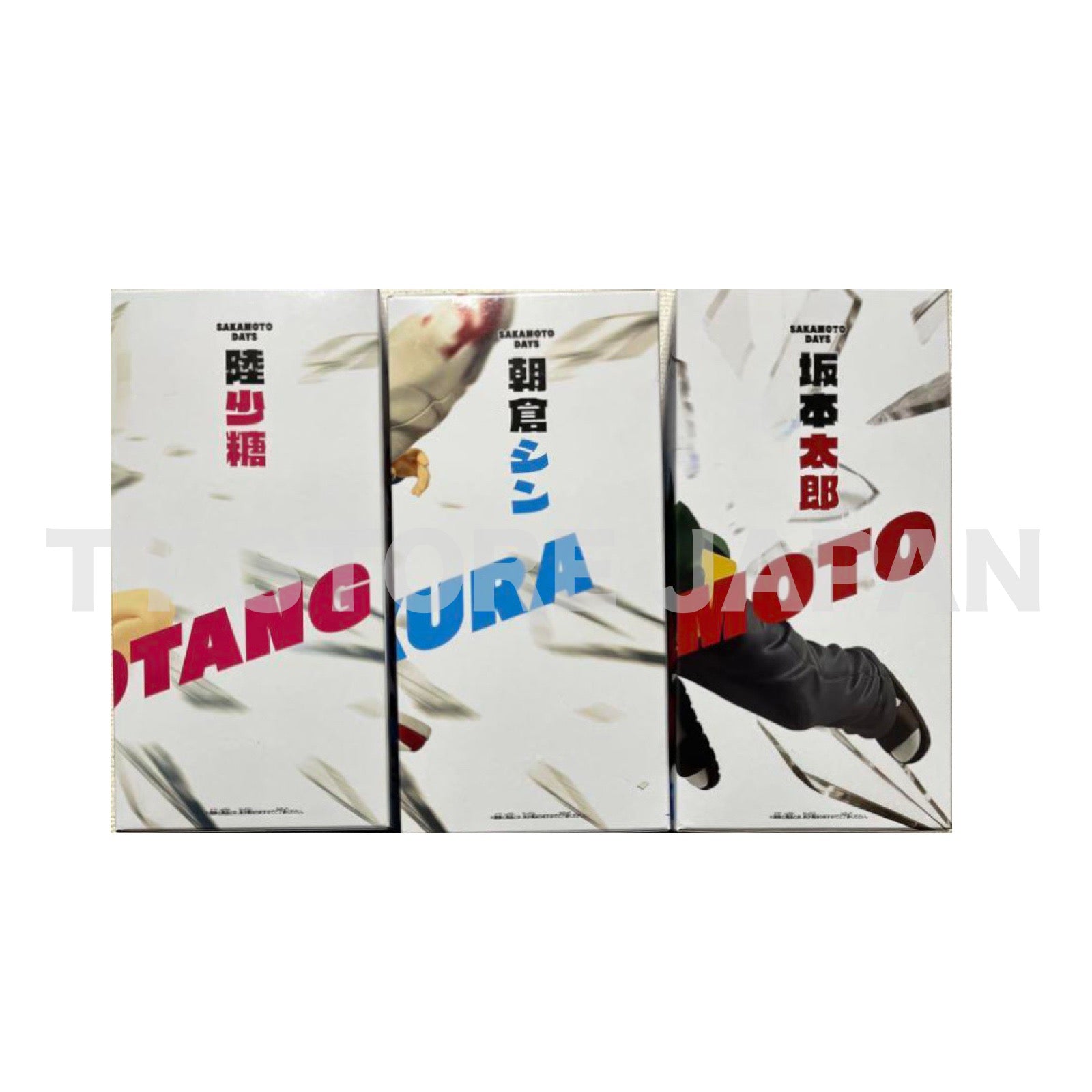 Sakamoto Days Figure Taro Sakamoto Shin Asakura Shaotang Lu Set Vibration Stars