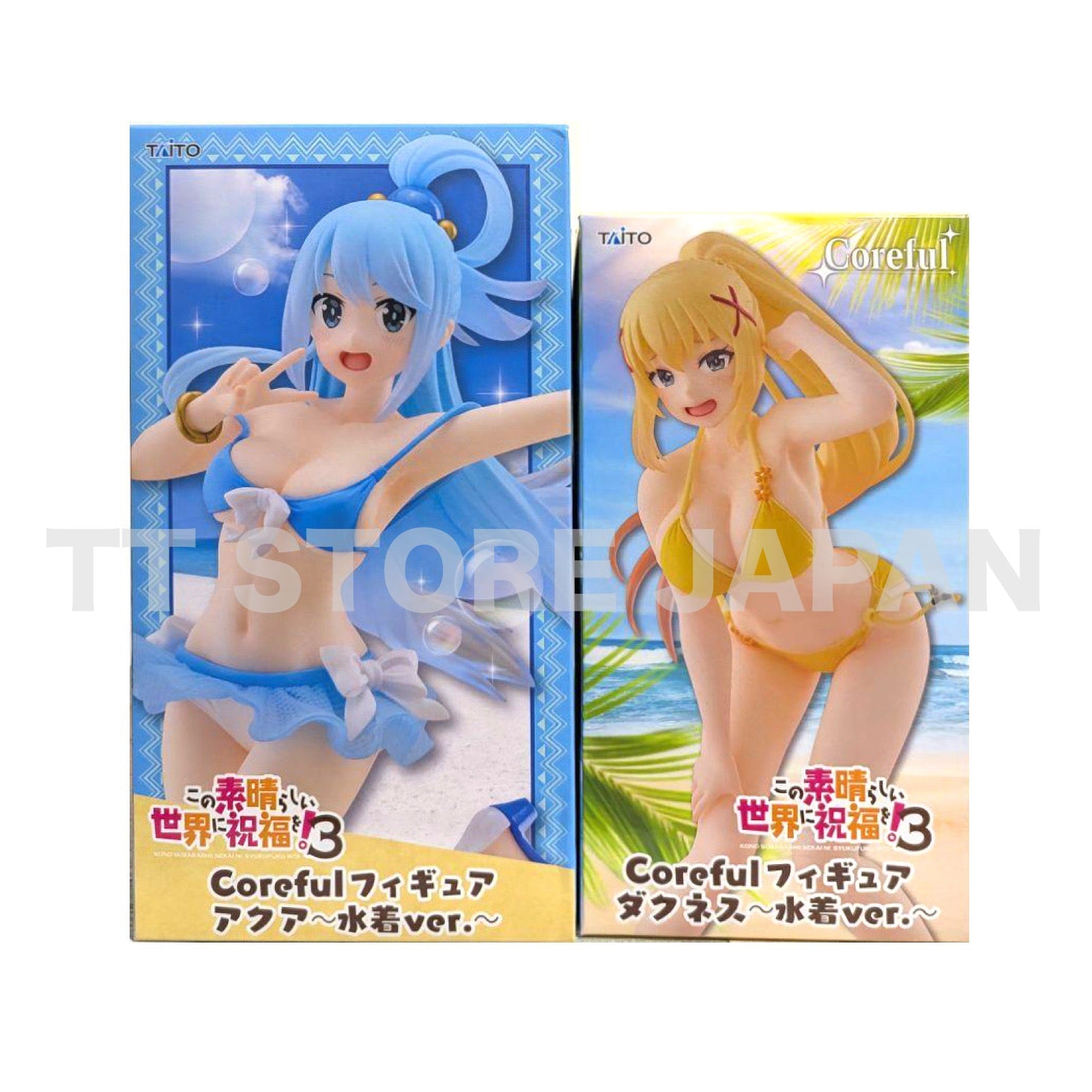 KonoSuba3 God's Blessing on this Wonderful World Figure Darkness Aqua Set Bikini