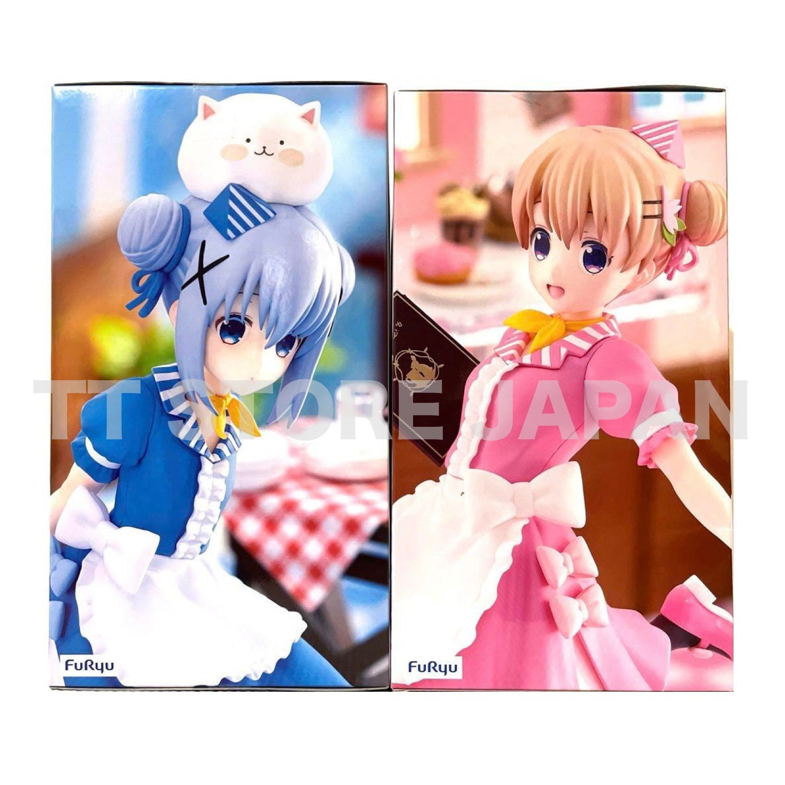 Is the Order a Rabbit BLOOM Figure Chino Cocoa Set Trio-Try-iT American Diner