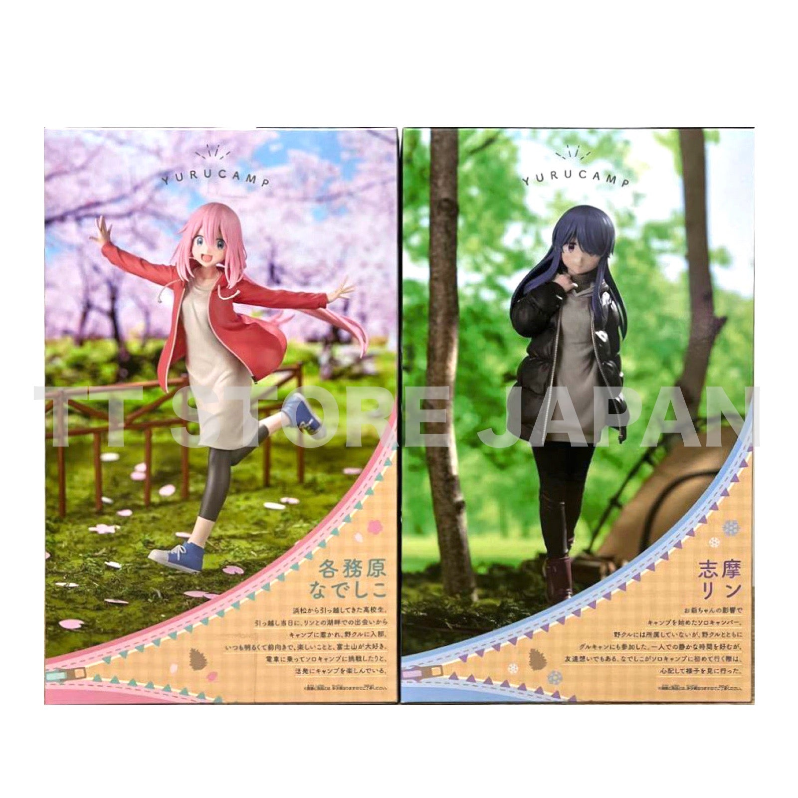 Laid Back Camp △ Season 3 Figure Nadeshiko Kagamihara Rin Shima Set Yuru Camp