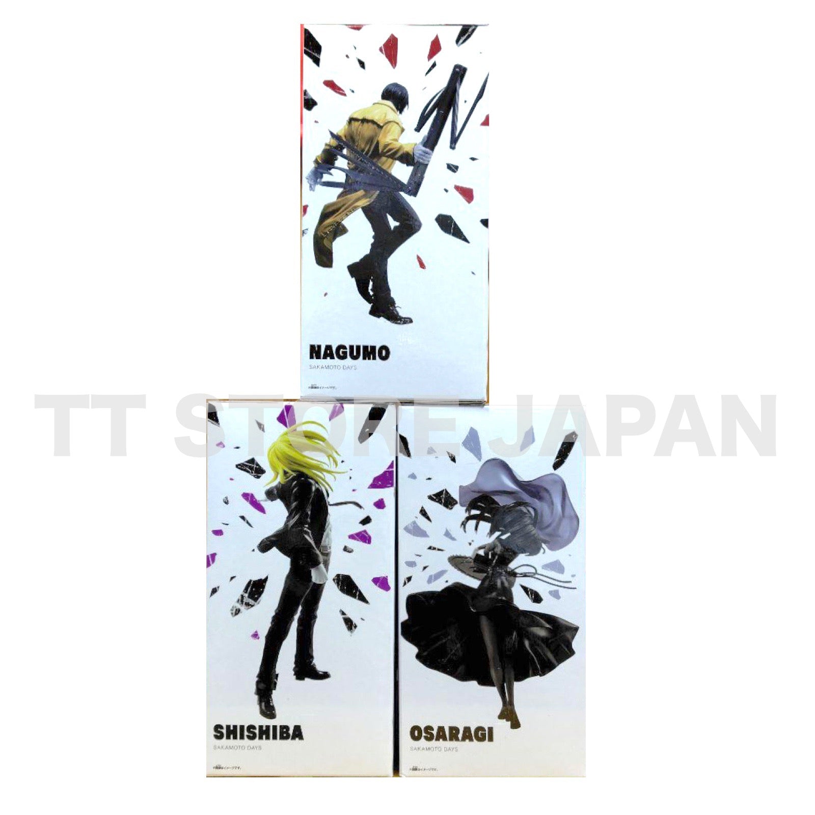 Sakamoto Days Figure Shishiba Ozaragi Yoichi Nagumo Set Vibration Stars Japan
