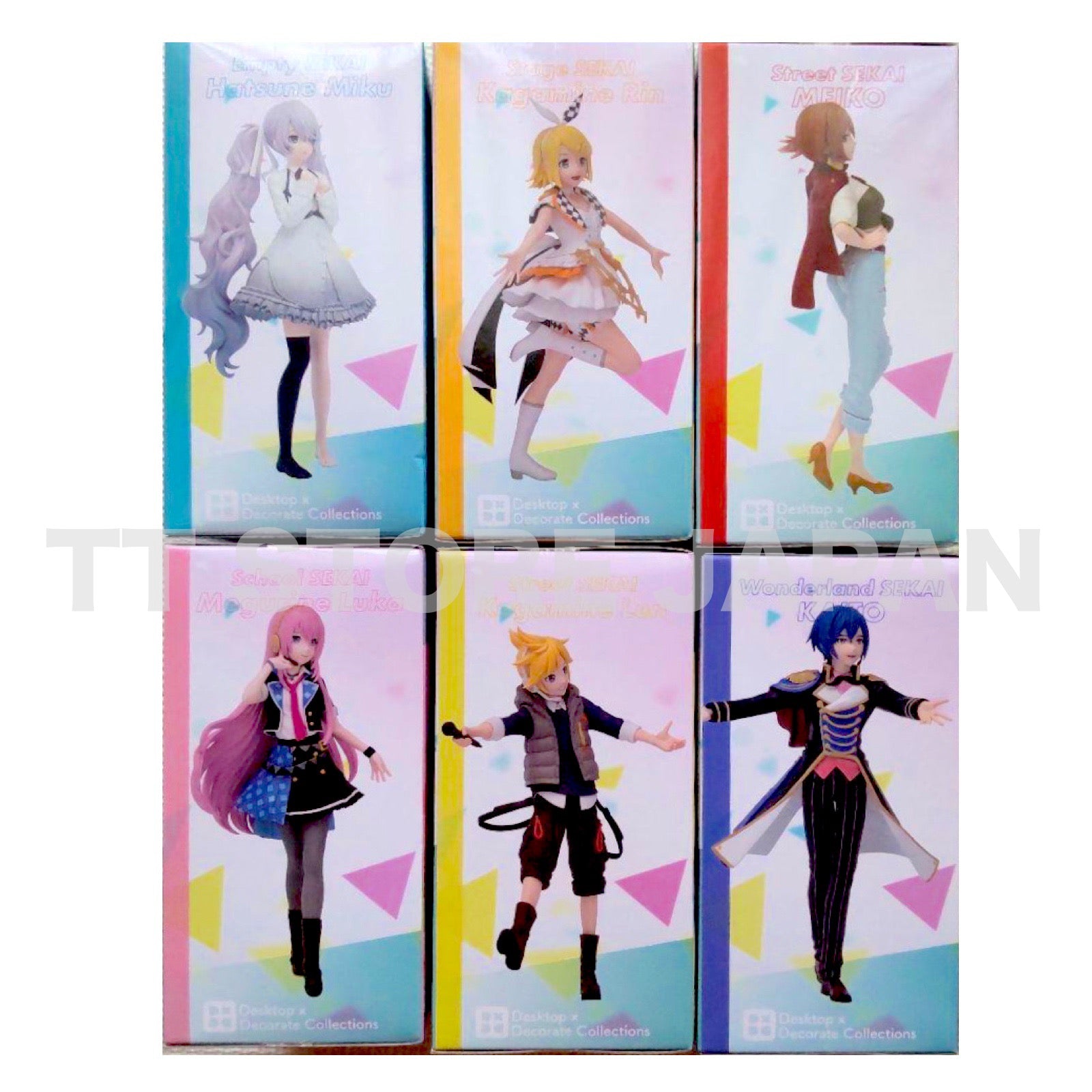 Project Sekai Colorful Stage Figure Rin Len Luka Meiko Kaito Set Virtual Singer