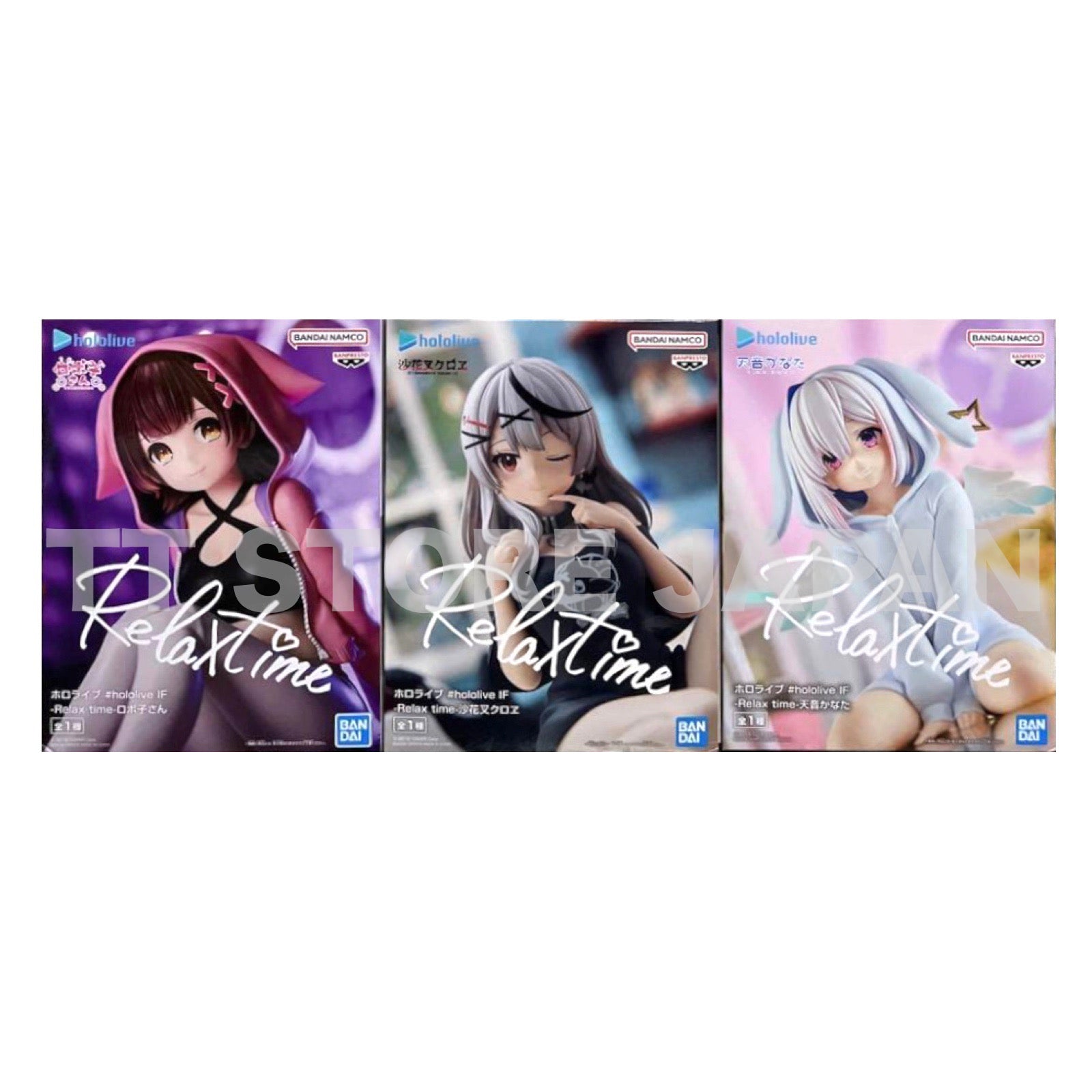 #hololive IF Figure Roboco Sakamata Chloe Amane Kanata Set Relax time hololive