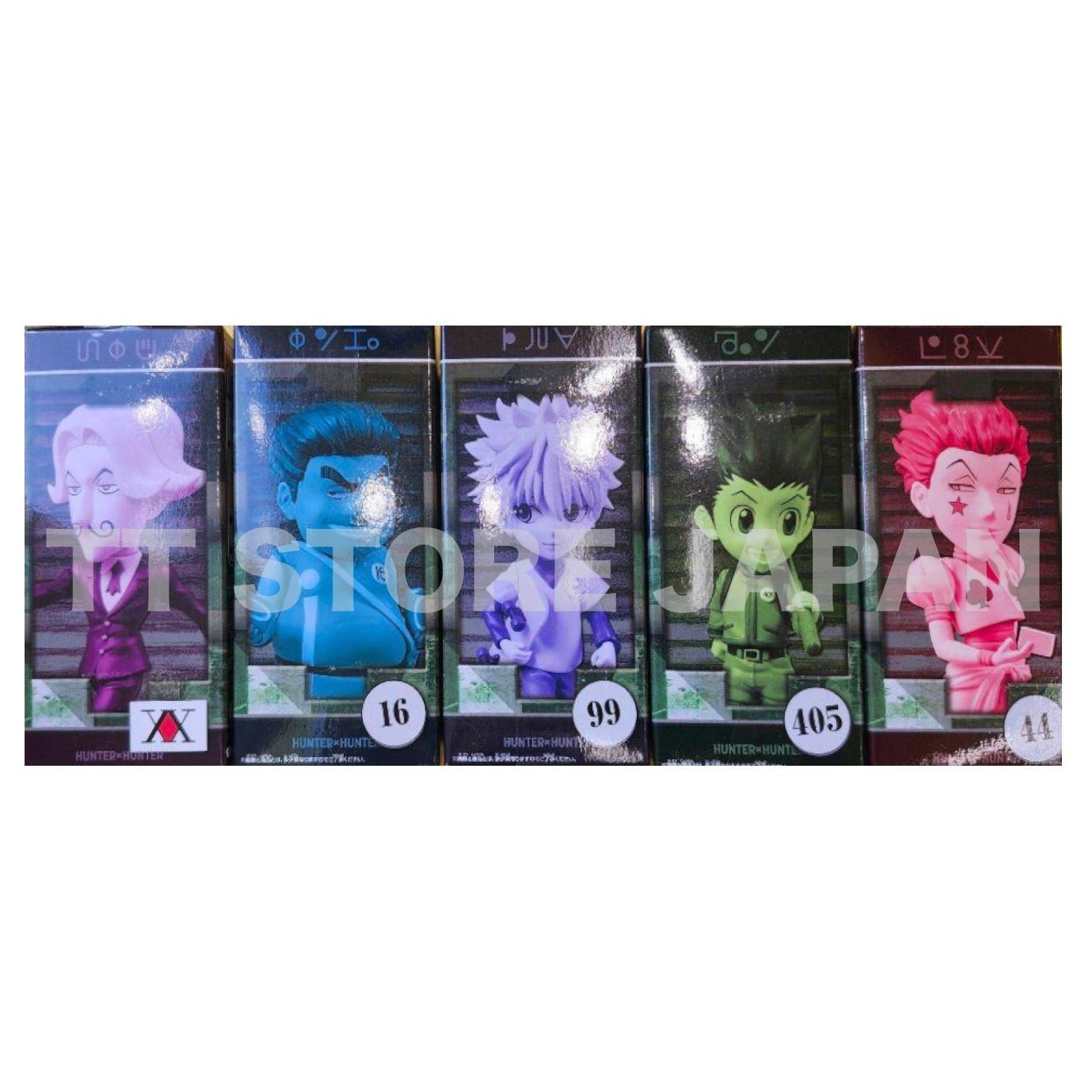 HUNTER x HUNTER World Collectable Figure Hunter Exam 5 Types Set WCF New