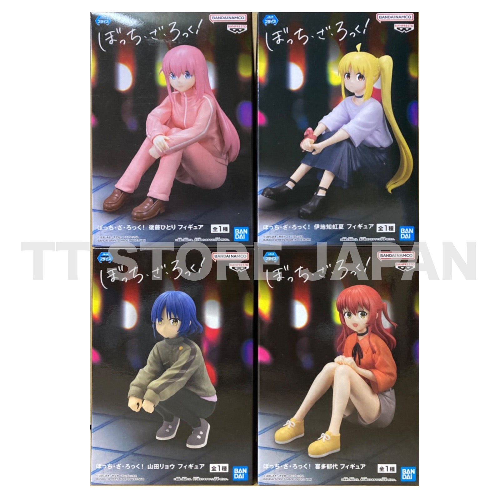 Bocchi the Rock Figure Hitori Gotoh Nijika Ijichi Ryo Yamada Ikuyo Kita Set