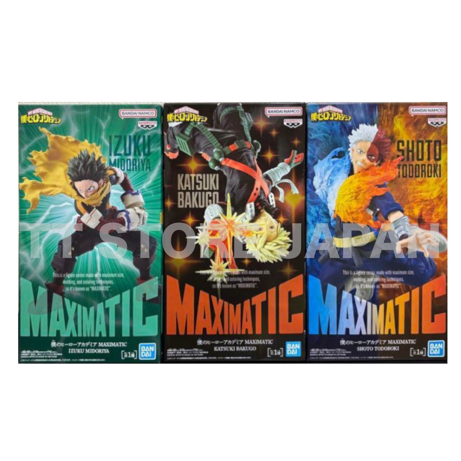 My Hero Academia Figure Izuku Midoriya Katsuki Bakugo Shoto Todoroki Maximatic