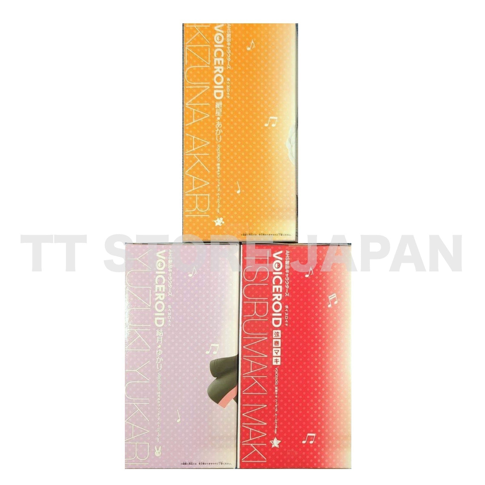 VOICEROID Figure Yukari Yuzuki Tsurumaki Maki Kizuna Akari Set Room wear ver.