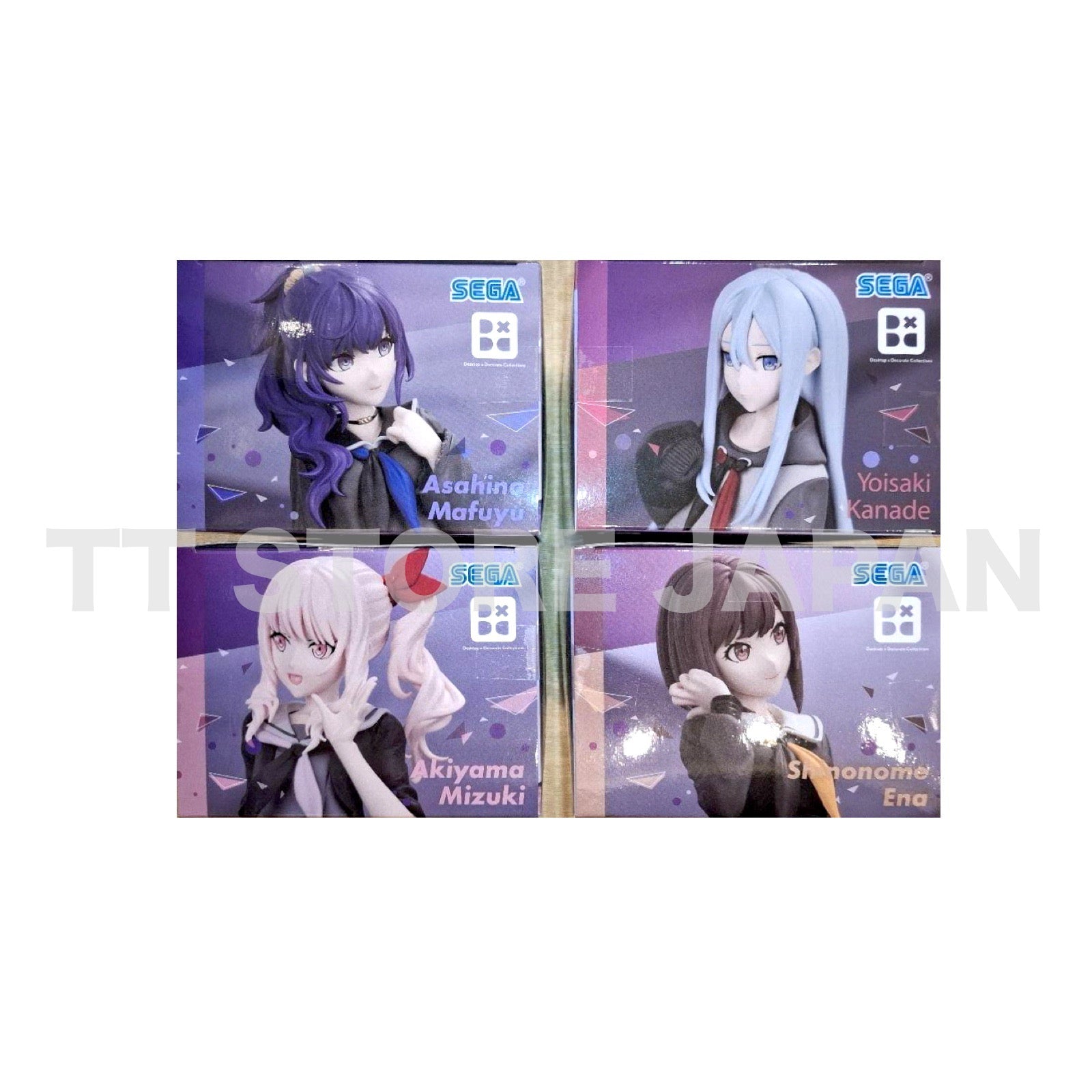 Project Sekai Figure Mizuki Mafuyu Kanade Ena Set 25:00 Night Code Desktop