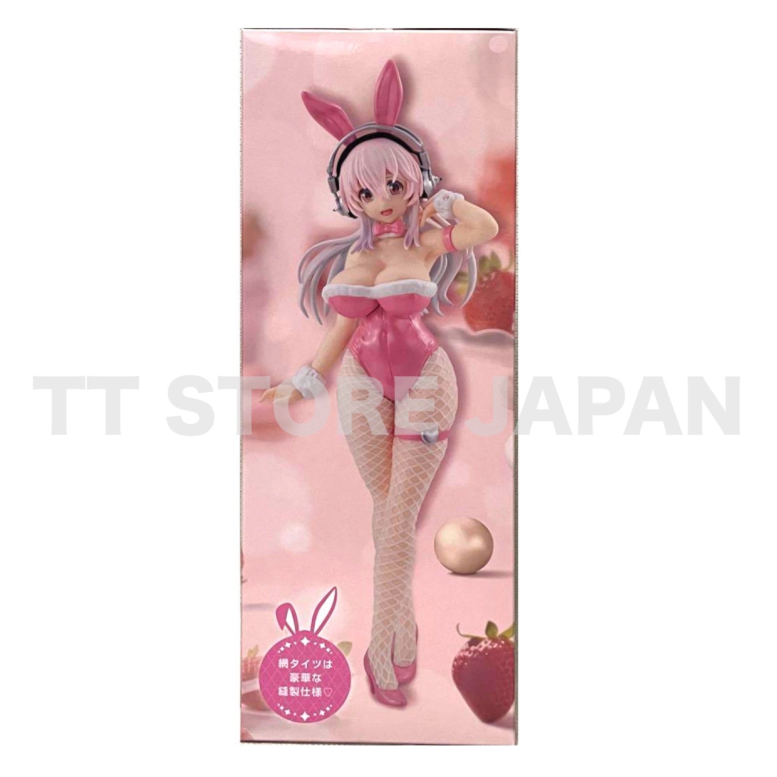 Super Sonico Figure BiCute Bunnies Pink Ver. FuRyu New