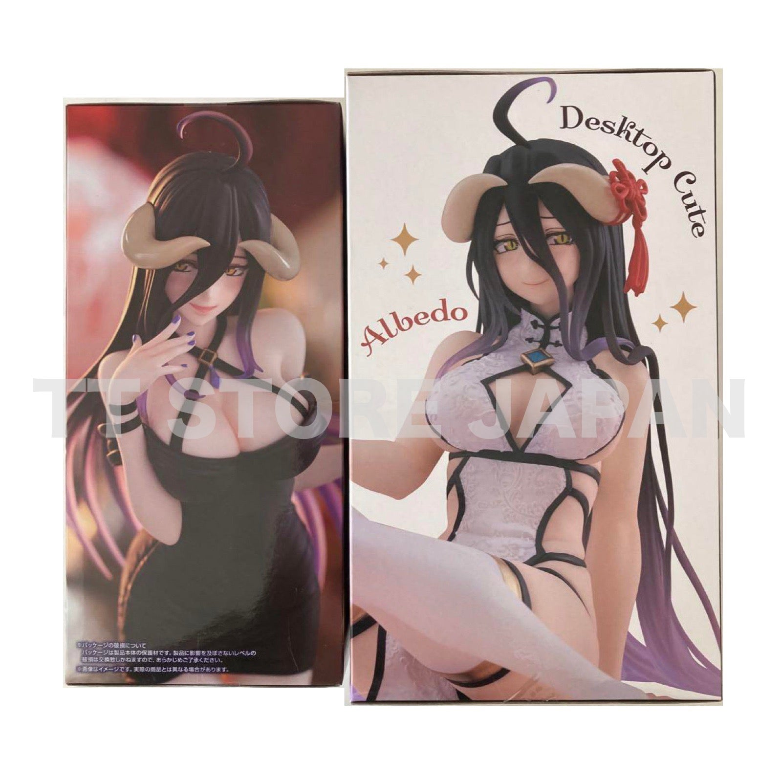 OVERLOAD Albedo Figure Desktop Cute Chinese Dress Taito Trio Try iT Mini FuRyu