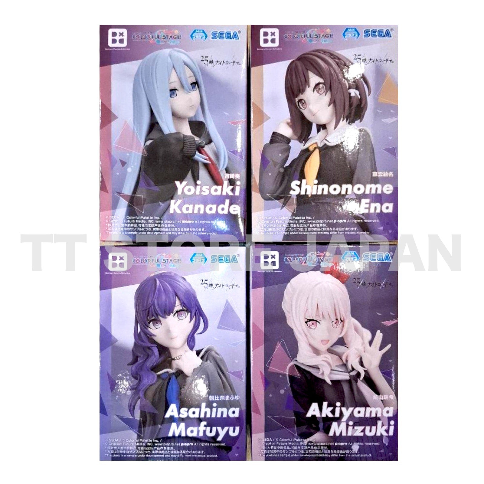 Project Sekai Figure Mizuki Mafuyu Kanade Ena Set 25:00 Night Code Desktop