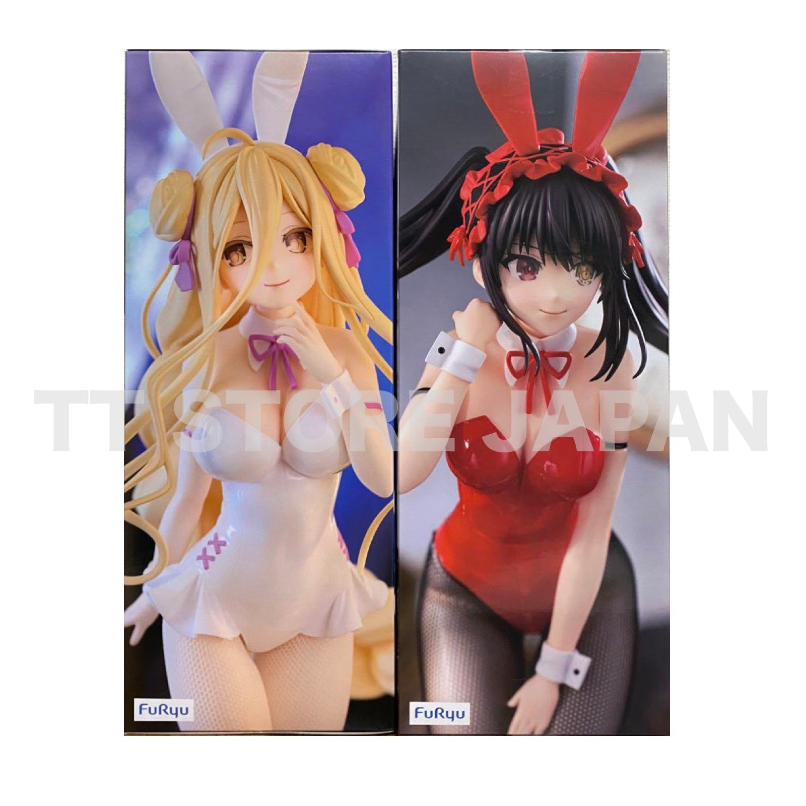 DATE A LIVE V Figure Kurumi Tokisaki Mukuro Hoshimiya Set BiCute Bunnies FuRyu