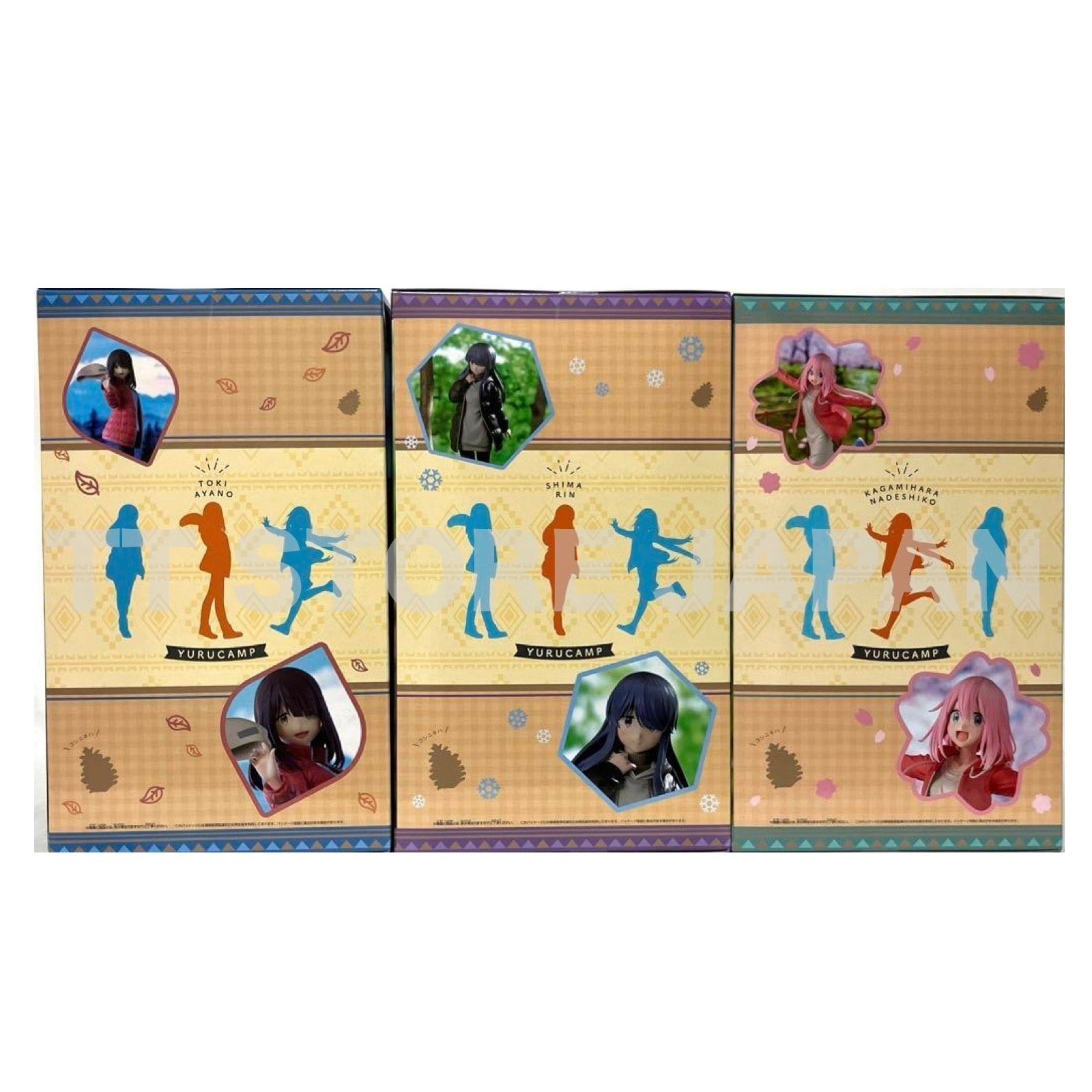 Laid Back Camp △ Season 3 Figure Nadeshiko Rin Shima Ayano Toki Set Yuru Camp