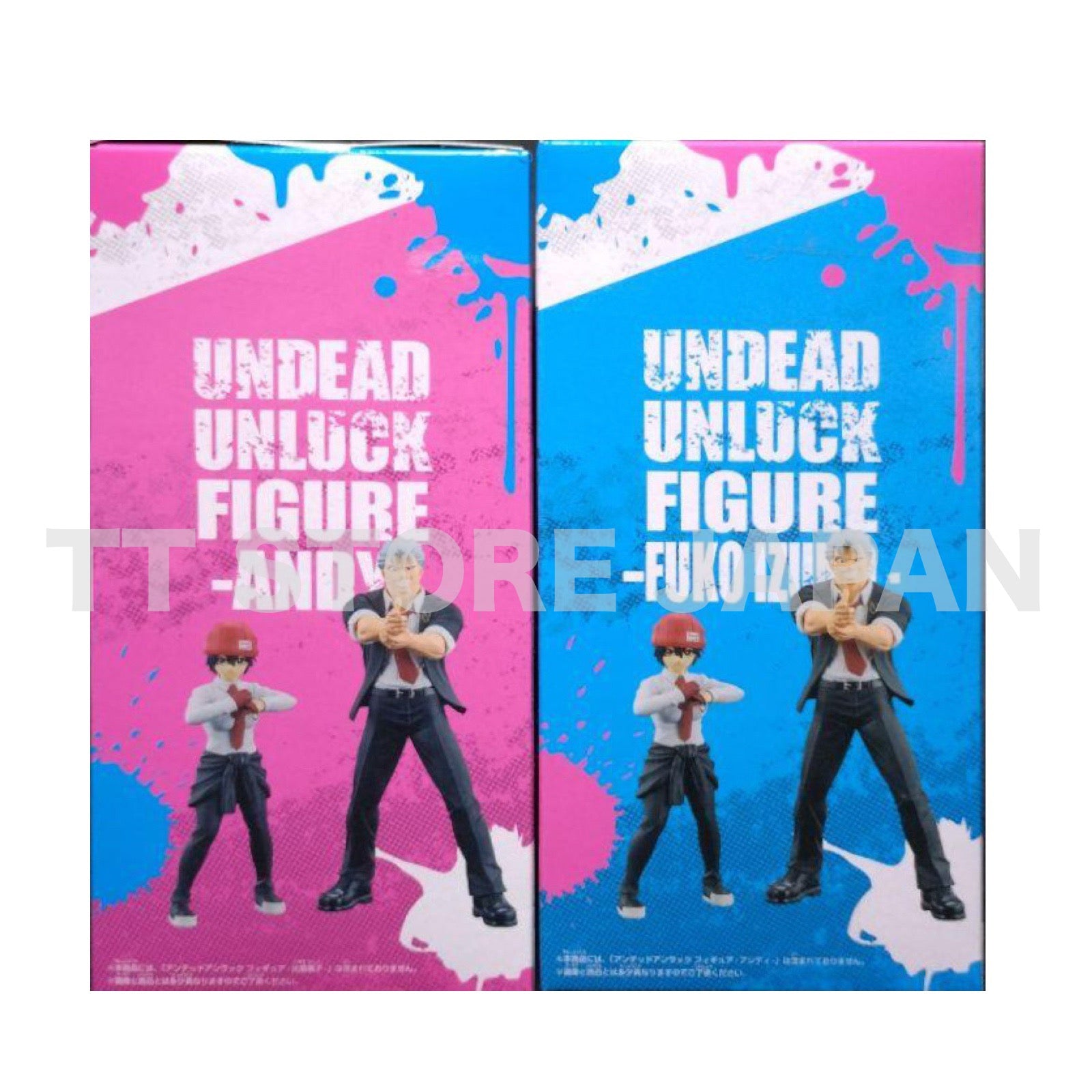 Undead Unluck Figure Andy Fuko Izumo Set Banpresto Japan TV Anime New