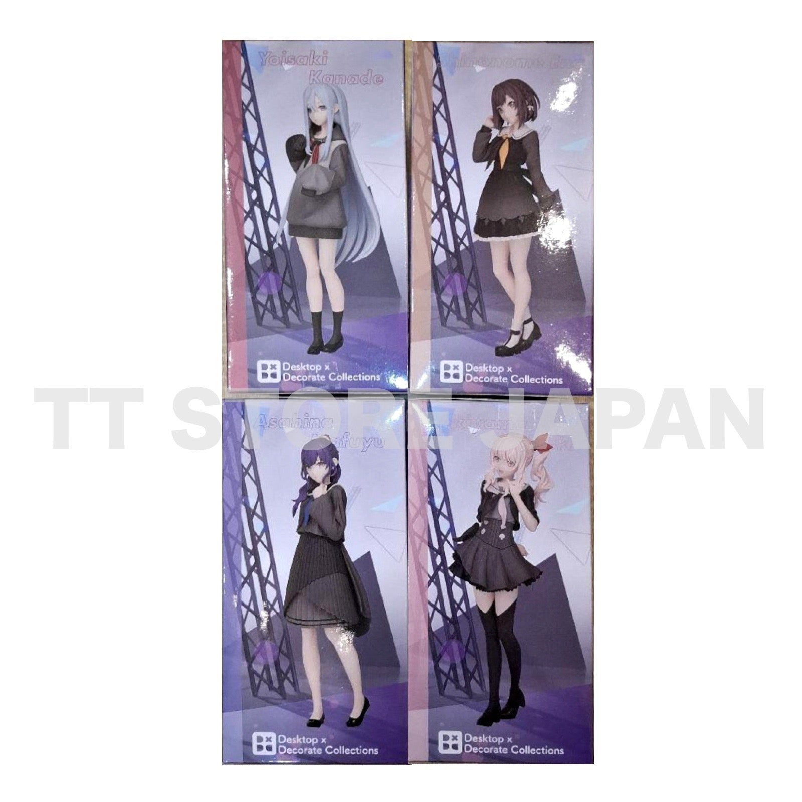 Project Sekai Figure Mizuki Mafuyu Kanade Ena Set 25:00 Night Code Desktop