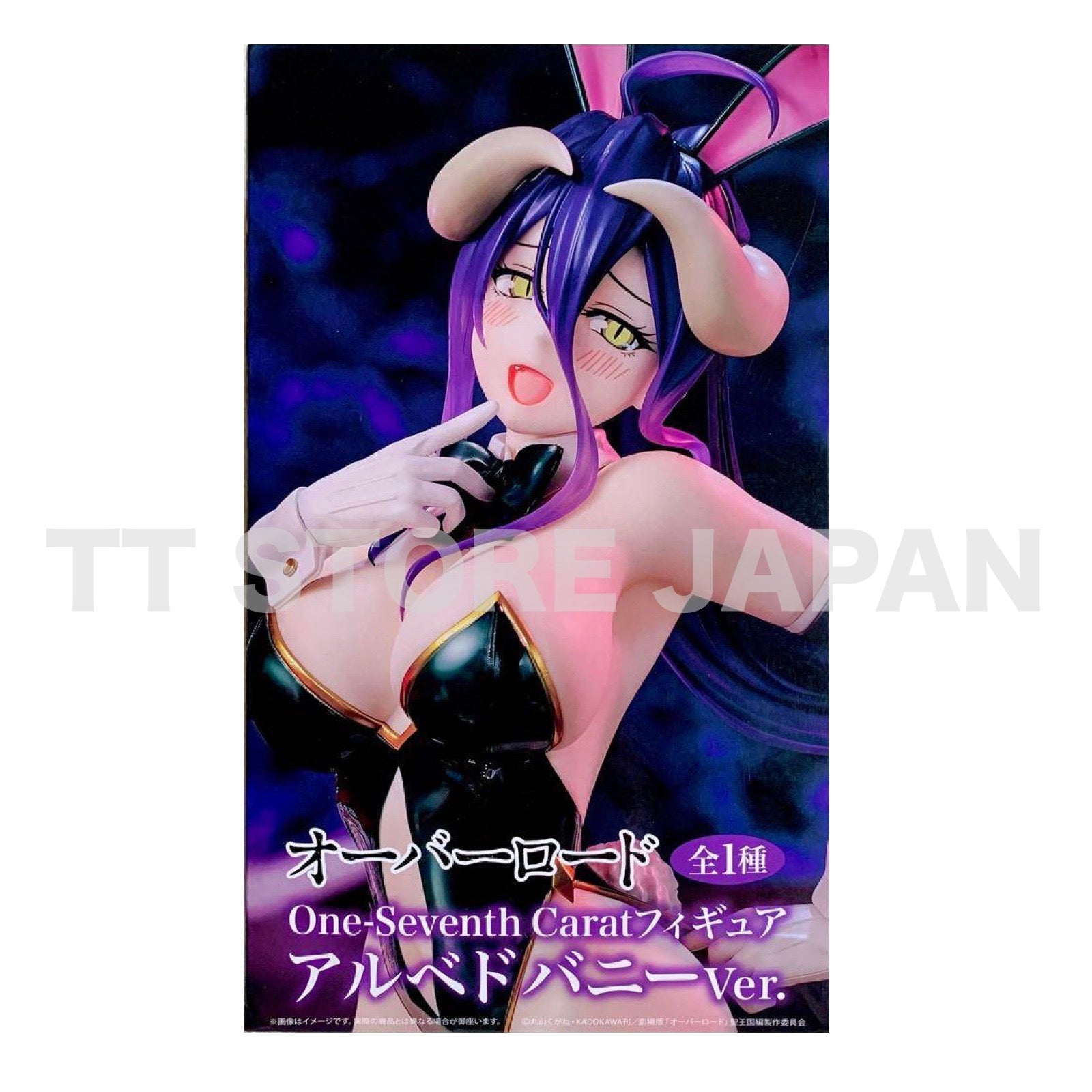 Overlord One-Seventh Carat Figure Albedo Bunny ver. System Service Japan Anime
