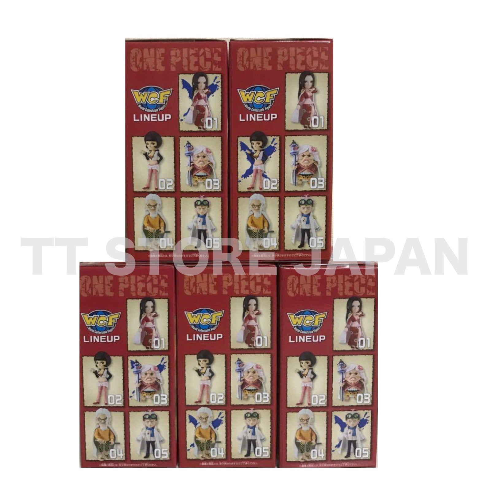 One Piece World Collectable Figure WCF Nyougashima Girl Island 5 Types Set