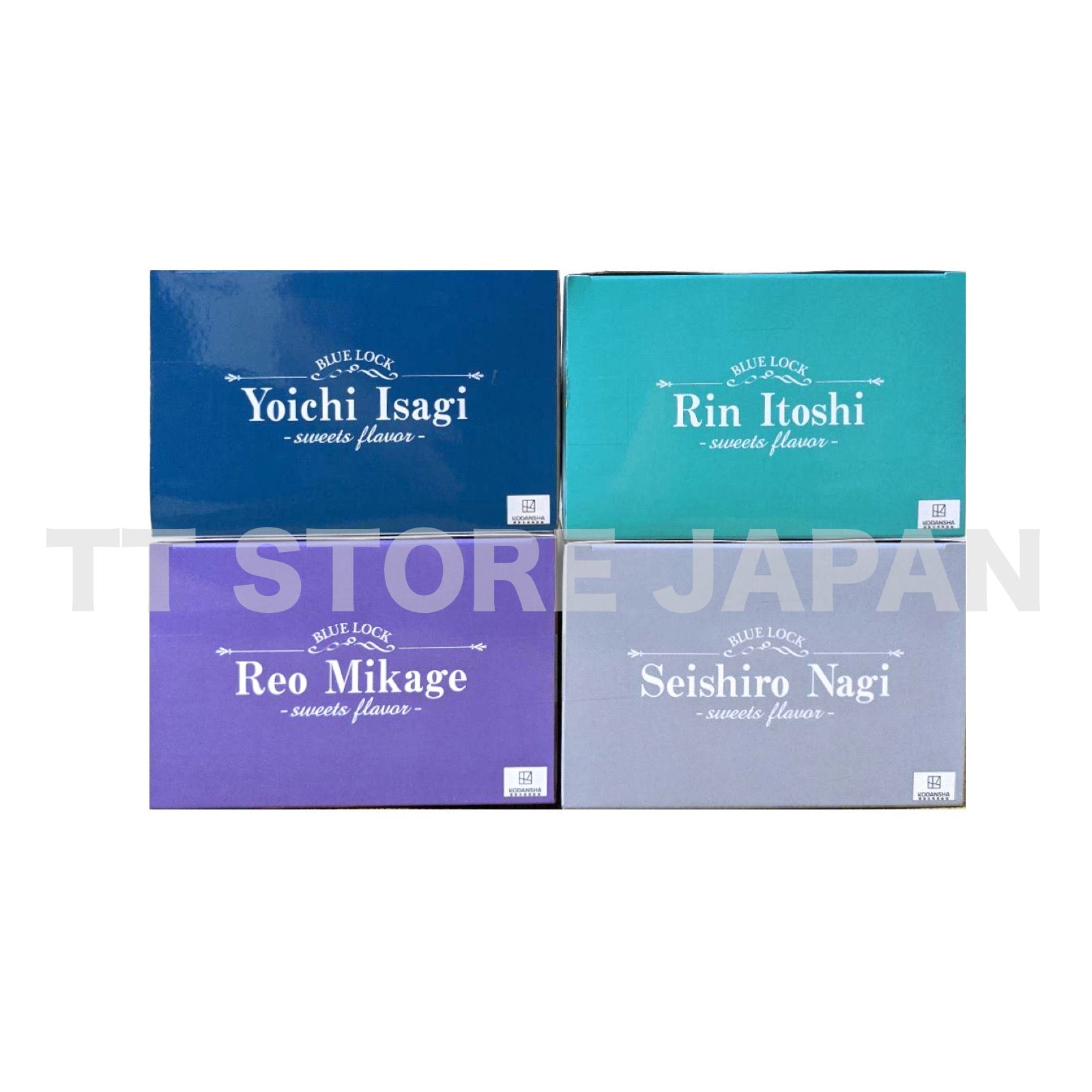 BLUE LOCK Figure Seishiro Nagi Reo Yoichi Isagi Rin Itoshi Set sweets flavor