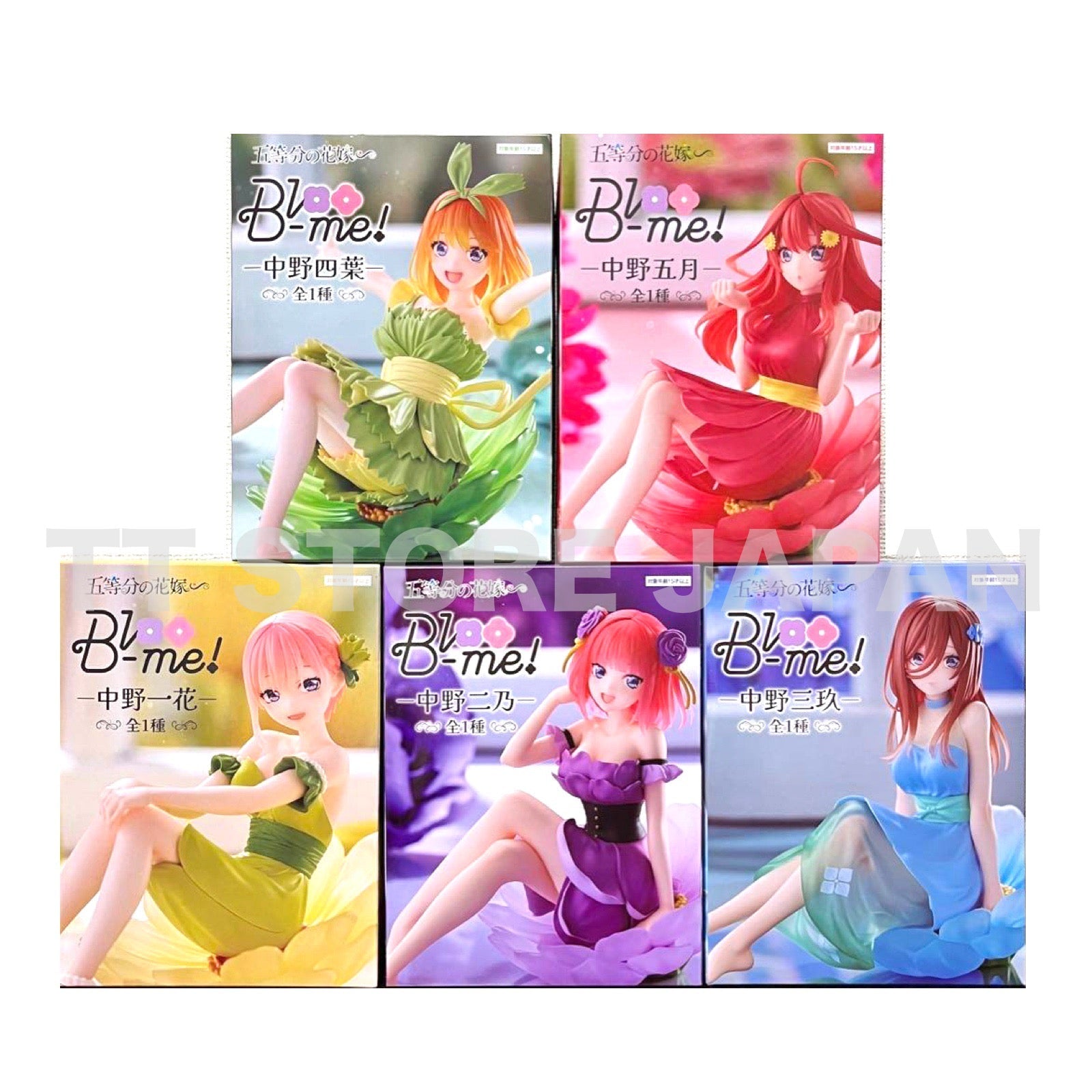 The Quintessential Quintuplets Figure Ichika Nino Miku Yotsuba Itsuki Bloo-me