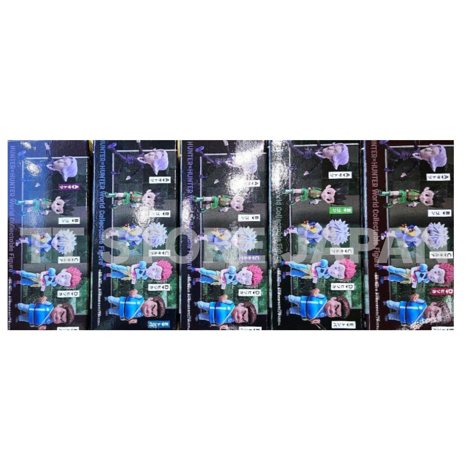 HUNTER x HUNTER World Collectable Figure Hunter Exam 5 Types Set WCF New