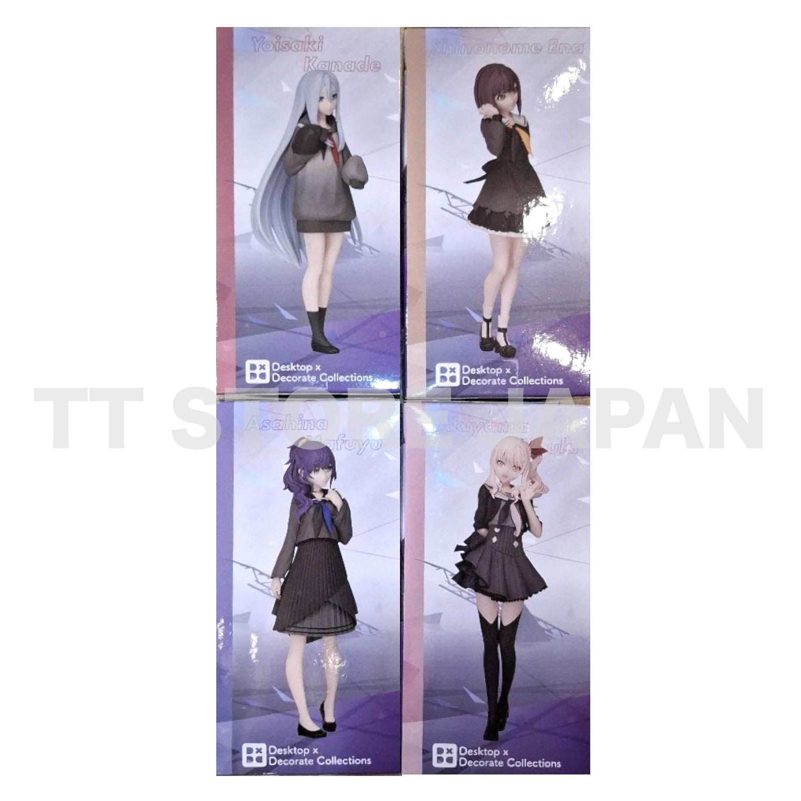 Project Sekai Figure Mizuki Mafuyu Kanade Ena Set 25:00 Night Code Desktop