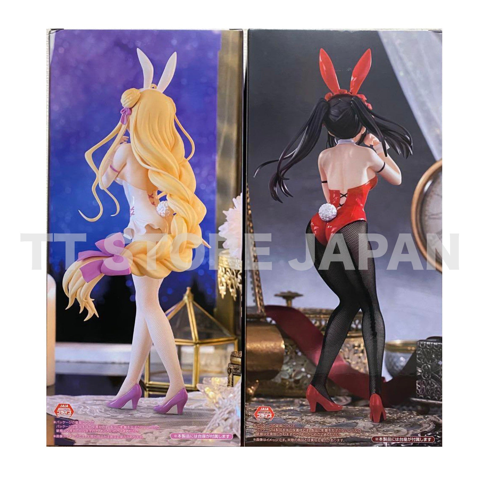 DATE A LIVE V Figure Kurumi Tokisaki Mukuro Hoshimiya Set BiCute Bunnies FuRyu
