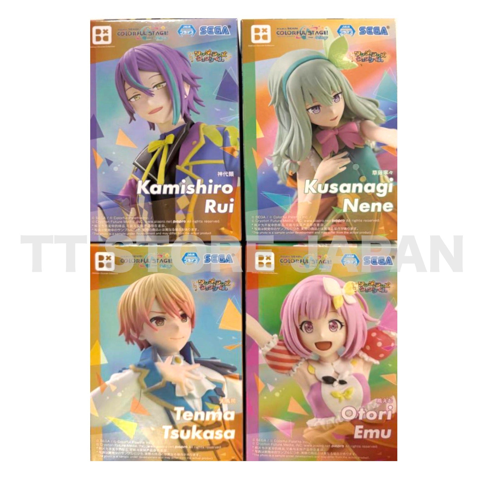Project Sekai Colorful Stage Figure Emu Tsukasa Nene Rui Wonderlands Showtime
