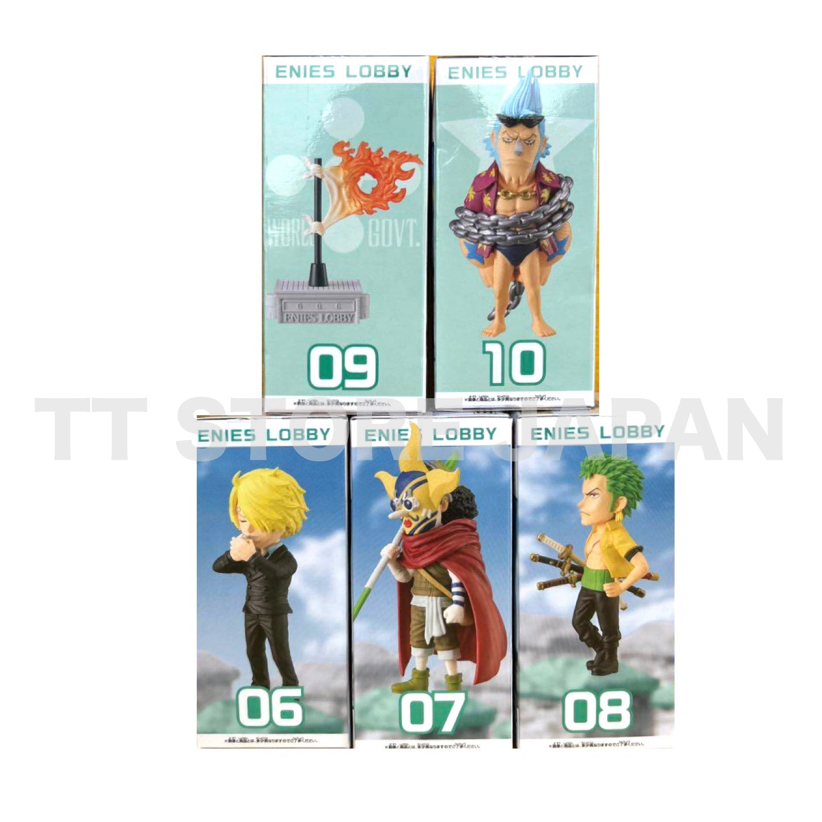 One Piece World Collectable Figure Enies Lobby 2 Complete Set WCF New Japan