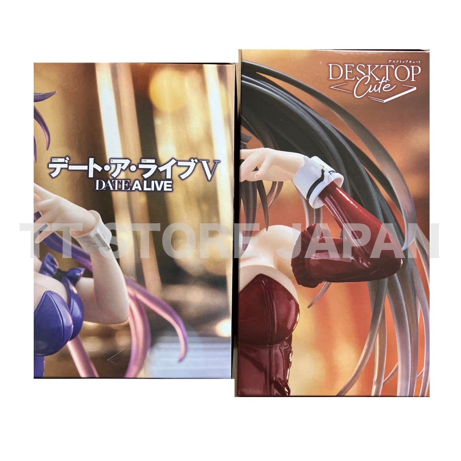 DATE A LIVE Figure Kurumi Tokisaki Tohka Yatogami Set Desktop Cute Bunny Taito