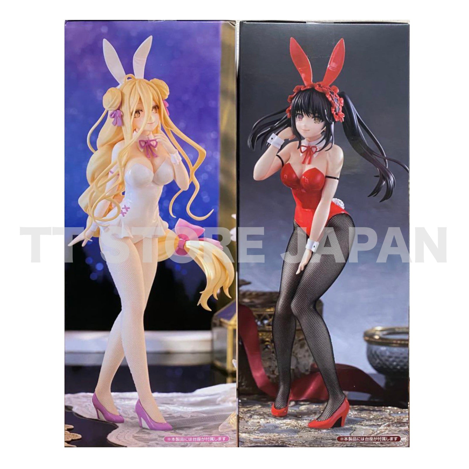DATE A LIVE V Figure Kurumi Tokisaki Mukuro Hoshimiya Set BiCute Bunnies FuRyu