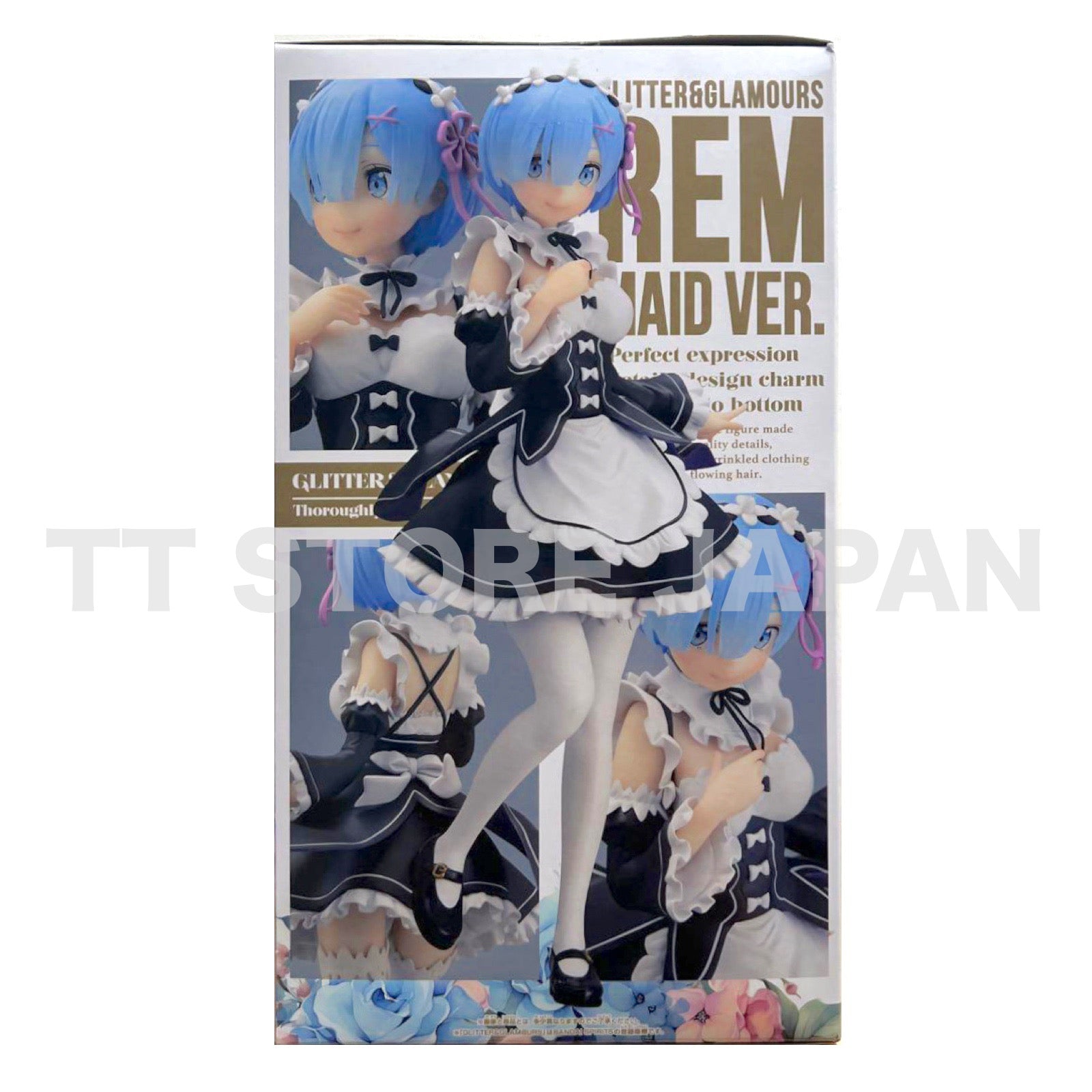 Re Zero Starting Life in Another World REM Figure GLITTER & GLAMOURS maid ver.
