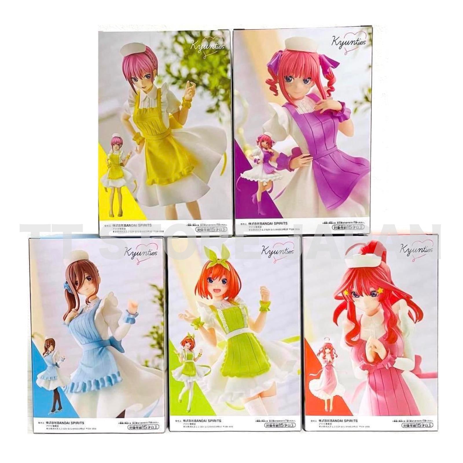 The Quintessential Quintuplets Figure Kyunties Nurse Ver Complete Set Nakano