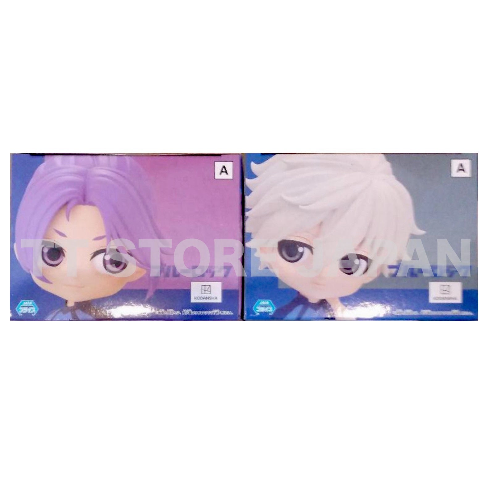 Qposket BLUE LOCK Figure Reo Mikage Seichiro Nagi Set A Color Q posket