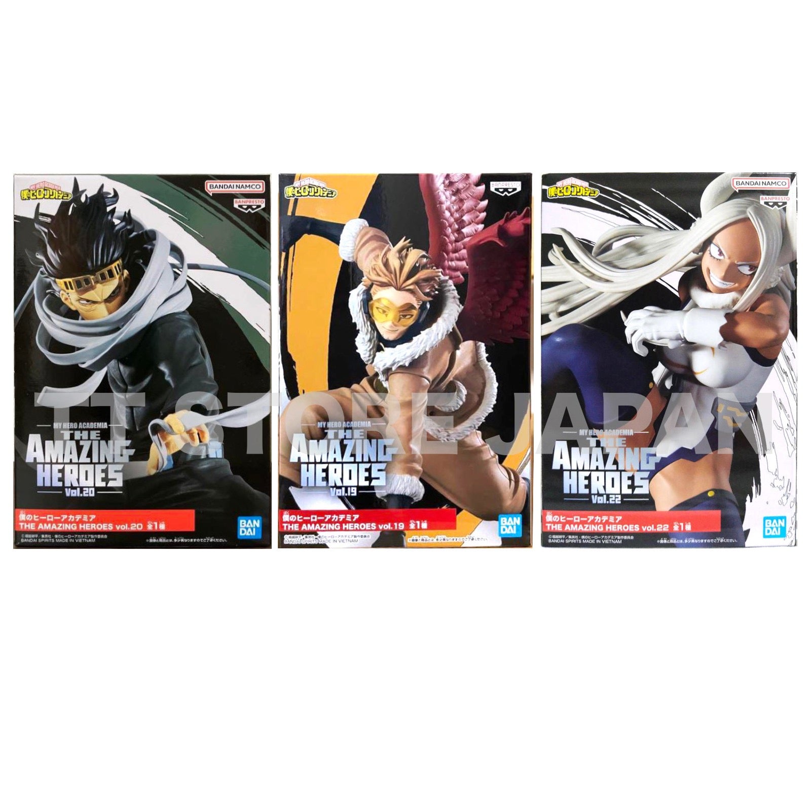 My Hero Academia Figure HAWKS Shota Aizawa MIRKO Set The Amazing Heroes 19 20 22